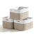 GINUMWA 3 Pack Woven Storage Baskets for Shelves Empty Gift Organizers for Socks and Toys Ideal for Bathroom Closet Nursery Size 13.5″ x 11″ x 9.5″ (3)
