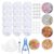 Ginwrek DIY Stress Ball Making Kit Stress Ball Making Kit, DIY Skin – Transparent Empty Shells, Complete with Plugs & Zip Ties for Custom Fidget Toys & Relief