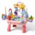 Ginwrek Toddler Water Table Play Sink with Running Water, 12-in-1 Plastic Kids Table, Toddler Play Center with Electric Circulation System