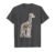 Giraffe Skeleton Savanna Wildlife Anatomy Art T-Shirt, Men, Dark Heather Grey, XX-Large