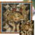 Girl Printed Cross Stitch Kit 50x50cm DIY 11CT Embroidery Craft Set Home