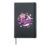 Girl Retro Taylor First Name Personalized Groovy 80’s Pink Hardcover Journal, Black