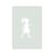 Girl Reusable Mylar Stencil, 10 mil Plastic Paint Stencil for Crafts and Decor – 12 Inch