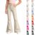Girls Back to School Pants Preppy High Stretchy Flare Dress Bootcut Slacks
