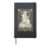 Girls Will Be Girls Funny Feminist Humor Siren Harp Skull Hardcover Journal, Black