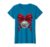 Girls Will Be Girls Tide Pool Explorer Graphic T-Shirt, Women, Sapphire Blue, X-Small
