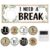 gisgfim 10PCS Calm Down Corner Supplies Classroom Special Education I Need a Break Magnetic Visual Cards with Break Card and Timer Visual Magnetic Timer for Classroom（Eucalyptus）