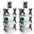 gisgfim 2 Pack 4 Tier Desktop Organizer Tray School Supply Storage Rack