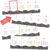 gisgfim 31 Pcs Composition Number Line Bulletin Board Border Composition Notebook -20 to 120 Number Line Classroom Decor for Wall Math Poster Bulletin Board Border Decoration