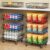 Giwil 3-Tier Rolling Pantry Organizers Fruit Vegetable Storage Basket Cart