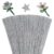 Giwrmu 100 Pieces Pipe Cleaners Craft, Silver Glitter Pipe Cleaners Bulk