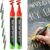 Giyocepr Headstone Lettering Paint – Tombstone Marker Pen for Restoring Faded Grave Inscriptions, Waterproof Stone Touch-Up Pen for Headstone, Ceramic, Stone, Crafting, Renew the Memory，2*Red