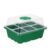 GizmoBox Seed Starter Tray with Humidity Dome, 6 & 12 Cell Seedling Starter Kit, Adjustable Vents Propagation Box for Indoor Gardening (with Ventilation Holes, 6 Holes, Green Color)