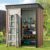 Gizoon 5′ x 3′ Outdoor Storage Shed with Singe Lockable Door,Galvanized Metal Shed with Air Vent Suitable for The Garden,Tiny House Storage Sheds Outdoor for Backyard Patio Lawn-Brown