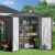 Gizoon 6 x 4 FT Outdoor Storage Shed, Metal Garden Shed, Dark Gray