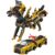 Gkiozu Magnetic Dinosaur Car Toy, 2-in-1 Crash Transform for Kids 3+
