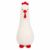 GKWW Cute Chicken Plush Pillow Soft Chicken Stuffed Animal Toy Squishy Farm Animal Hugging Pillow Gifts for Boys Girls，White：32inch