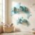 GLACER Floating Shelves for Wall, 2 Pack Kids Corner Bookshelf (Dolphin)