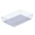 Glad Drawer Organizer Bin, 9×6 – Heavy Duty Clear Plastic Storage Tray for Junk Drawers, Kitchen Utensils, Bathroom Vanity, and Organizing Pantry – BPA Free, Food Safe, Non Slip (Pack of 6)