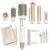 GLAMUP 6 in 1 Extra Long Wrap AirCurler, 110k RPM High Speed Motor & Negative Ions, No Heat Damage, Frizz-Free, Fast Drying, Volumizer & Straightener, All Hair Types,Travel Pouch, Hot Air Styler