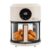 Glass Air Fryer, 4.44Qt 1200W Air Fryer with Touchscreen