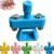 Glass Bead Nail Magnetic Tool, Nail Magnet Spinner for Cat Eye Gel, 3D Cat-Eye Manicure Tool, Get the Perfect Center Round Cat Eye Effect (Blue)