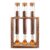 Glass Cigar Humidor Tube Set with Aromatherapy Design,Cigar Accessories, Fathers Day Gifts & Christmas Gift for Men,Glass Cigar Tubes with Wooden Plug & Ball Base,Cigar Case for Ring Gauge 48-60