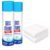 Glass Cleaner Foam, Foaming Action & Spray, Pack of 2, Total 38oz