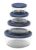 Glass Food Storage Containers with Lids, 8 Piece Set