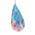 Glass Prism Suncatcher, Faceted Crystal Hanging Ornament for Window Refraction, Home Decor Accent with Cord (1 PC)