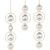 Glass Prism Suncatcher with Iron Ring Set, Clear Crystal Pendant for Window Hanging, 11.8 Inch Large Decorative Ornament (1 PC)
