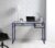 Glass Top & Blue Finish Writing Desk,Laptop Desk for Bedroom