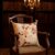 Gleemium Tasselled Rose Garden Velvet Cushion Cover Handcrafted Boho Artisan Luxury Floral Pink 45x45cm