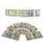 Glemall 280Pcs Kids Play Fake Money Bills, 40 Sheets per Denomination 1/2/5/10/20/50/100, Simulation Currency for Classroom Rewards, Math Arithmetic, Role Play & Tabletop Games，280pcs, Bundle