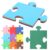 Glenmal 100 Pcs Large Blank Puzzle Pieces Oversize Blank Papers Puzzle Pieces Giant Piece for Adult to Draw and Write and Makes Huge Art Display 9.5 x 9 inch (Colorful)