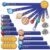 Glenmal 36 Set Solar System Model Craft Kit Kids DIY Planets Solar System Paper Art Set Decor Outer Space Preschool Activities Supplies for Montessori Learning Homeschool Toddler (Colorful)