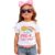 GLIGLITTR Pre-K Here I Come Preschool Shirt for Girls First Day of Prek School Tshirt Cute Rainbow Outfits Back to School Tee(White,4T)