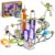 Glikid Space Roller Coaster Building Toy, 1104 PCS Universe Adventure Park Set with Light Up Solar System, Rockets, Satellites, STEM Educational and Home Decor Gifts for Kids, Teens & Adults, Ages 8+