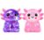 Glitter Axolotls Squishies Toy, Stretchy Axolotls Stress Ball, Fidget Toy for Anxiety Relief and Sensory Play, Pocket Size Squeeze Toys Gift for Kids Teens Adults.(2Colors)