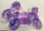 Glitter Dog Squishy Toy, Soft Stretchy Sensory Squeeze Toy (Purple)