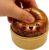 Glitter Dough Ball Sensory Squeeze Toy, Soft Non-Sticky Stretchy Stress Relief Ball, All Season Fidget Toy for Adults Teens, Home Office Classroom Travel Party Relaxation (Gold)