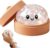 Glitter Dumpling Squishies Toys, Slow Rising Squeeze Toys with Steamer Box – Colorful Stress Balls for Stress Relief, Mystery Fidget Sensory Toys for Kids Adults Use in Offices and Homes