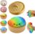 Glitter Dumpling Squishy, Dumpling Squishies, Mystery Box Squeeze Toy, Colorful Stress Balls Fidget Sensory Toy with Steamer,Suitable for Adult use in Offices and Homes (Colorful )
