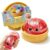 Glitter Dumpling Squishy Toys with Steamer, Fidget Toys Adults (Red)