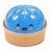 Glitter Dumpling Squishy Toys with Steamer, Soft Slow Rebound Squeeze Stress Ball for Anxiety Relief & Sensory Fidget, Cute Desk Decor for Home Office Party Favors，Light Blue