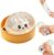Glitter Dumpling Squishy Toy, White Dumpling Mystery Box, Soft Squeeze Fidget Sensory Toy, Stress Relief Desk Toy for Adults, Holiday & Birthday Gift
