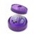 Glitter Halloween Dumpling Pressure Squishies Slow Rising Stress Relief Fidget Toy for Adults Anti-Anxiety Bun Gift(Purple-2)