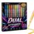 Glitter Markers for Adults 24 Colors Sparkling Double-ended Markers