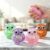 Glitter Owl Squishy Fidget Toy, Soft Slow‑Rebound Maltose Squeeze Toy, Cute Sensory Desk Toy, Novelty for Adults(Random Color)