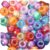Glitter Pony Beads Bulk, 1000 Pcs, 0.35in, for Crafts